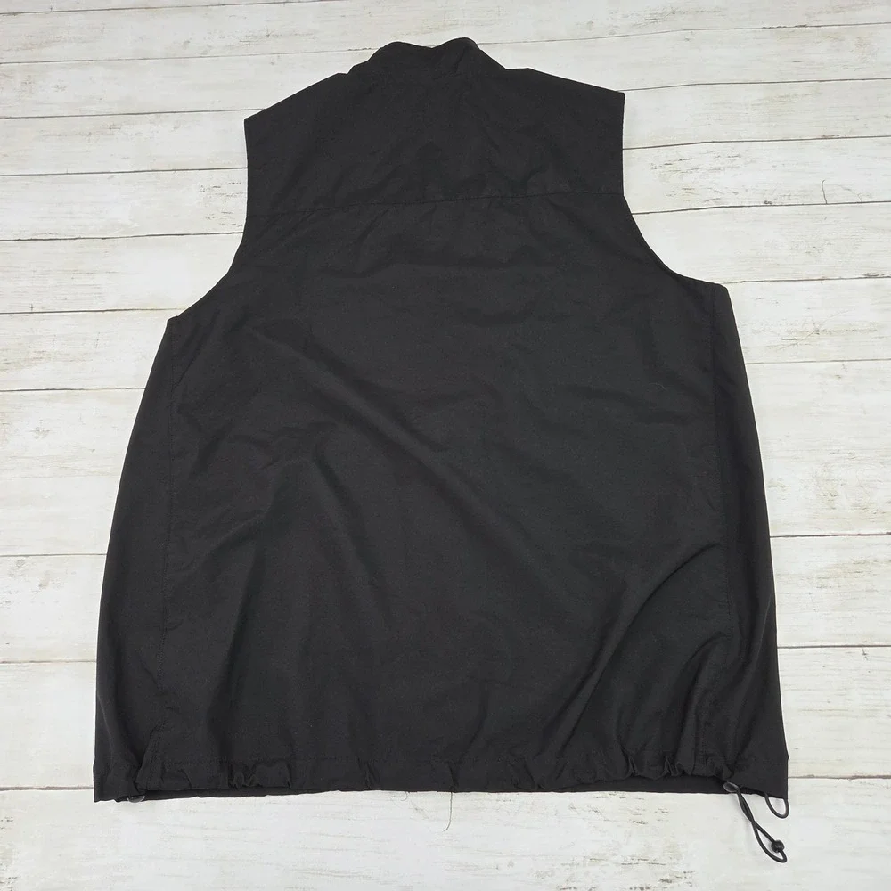 Antigua Dallas Stars NHL Vest Mens Medium Black Full‎ Zip Pockets Sportswear